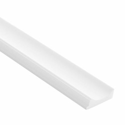 Białe prawe zakończenie paneli WP002RP Lumio Mardom Decor – fabrycznie malowany element wykończeniowy do paneli ściennych.