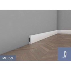 ELASTYCZNA, BIAŁA LISTWA PRZYPODŁOGOWA, MD359F, MARDOM DECOR, elite, SZTUKATERIA, GŁADKA, NOWOCZESNA, WYTRZYMAŁA, WODOODPORNA