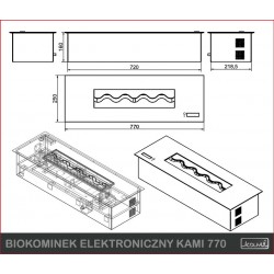 Biokominek Kami 770