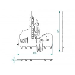 Wieszak na ubrania KRAKÓW