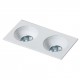 Lampa HUGO 2 Downlight bez wkładu GM2203 Downlight white / alumini Azzardo