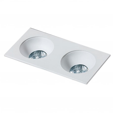 Lampa HUGO 2 Downlight bez wkładu GM2203 Downlight white / alumini Azzardo