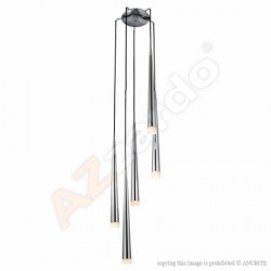 Lampa STYLO 5 pendant MD 1220A-5 chrome metal/glass Azzardo