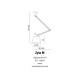 Lampa ZYTA PENDANT M WHITE MD2300-M WH white/black/chrome Azzardo