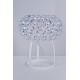 Lampa ACRYLIO table MA 026M clear/white metal/acryl/ Azzardo