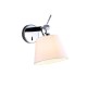 Lampa ZYTA WALL XS WHITE MB2300-XS WH white/black/chrome Azzardo