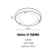 Lampa UMBRA 31 ROUND 4401MGlass/aluminium IP44 Azzardo