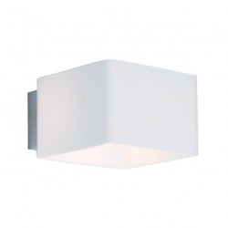 Lampa TULIP wall MB 328-1 white glass/chrome Azzardo