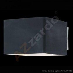 Lampa TULIP wall MB 328-1 black glass/chrome Azzardo