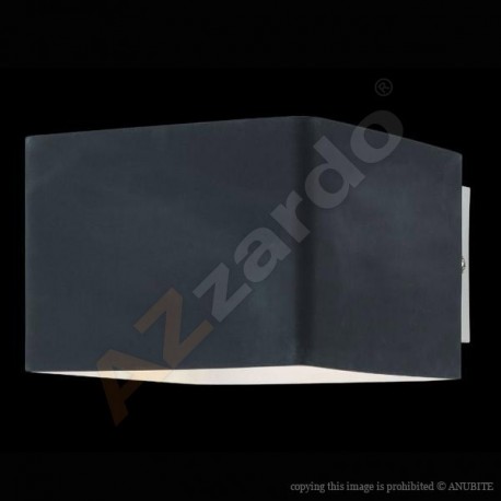 Lampa TULIP wall MB 328-1 black glass/chrome Azzardo