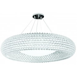 Lampa ACRYLIO XXL pendant LP6012-XL chrome/clear/ white me Azzardo