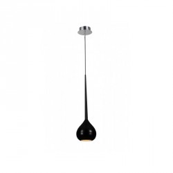 Lampa AGA-1 pendant MD1289-1 black /black metal / gl Azzardo
