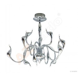 Lampa SNAKE pendant MD 6230-12 chrome metal Azzardo