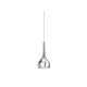 Lampa SOUL 1 pendant LP 5114-1CR chrome iron/glass Azzardo