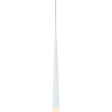 Lampa STYLO 1 pendant MD 1220-1 white metal/glass Azzardo