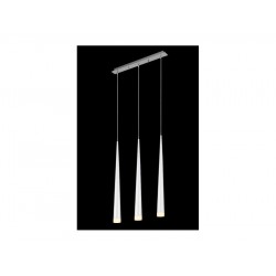 Lampa STYLO 3 pendant MD 1220B-3 white metal/glass Azzardo