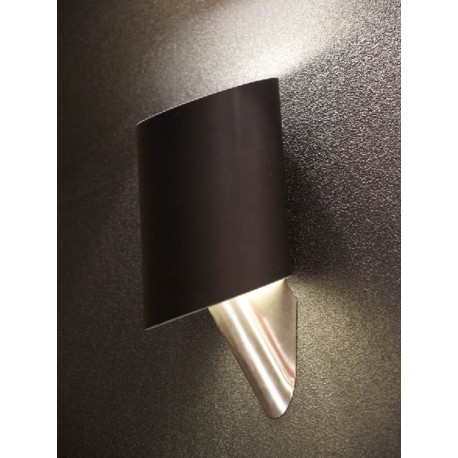 Lampa ROSA wall MB 311-1BL black metal/chrome Azzardo