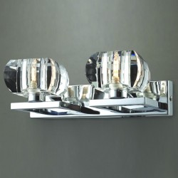 Lampa RUBIC 2 wall 1798-2W chrome metal/glass Azzardo