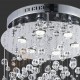 Lampa RAIN pendant MD 9722B-4 metal chrome Azzardo