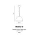 Lampa MODENA 18CHROMEpendant FB6838-18 CH/ CH chrome meta Azzardo